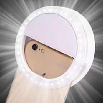 Кольцо для селфи Selfie Ring Light на батарейках оптом 