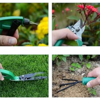 Набор садовых инструментов из 10 предметов (зеленый ) оптом
